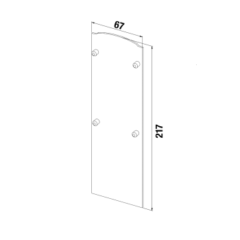 End Cap for Stairs - Model 1020 CAD Drawing